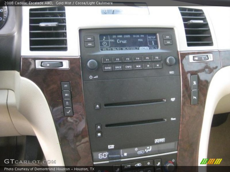 Gold Mist / Cocoa/Light Cashmere 2008 Cadillac Escalade AWD