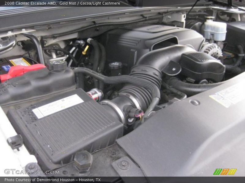 Gold Mist / Cocoa/Light Cashmere 2008 Cadillac Escalade AWD