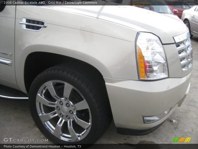Gold Mist / Cocoa/Light Cashmere 2008 Cadillac Escalade AWD