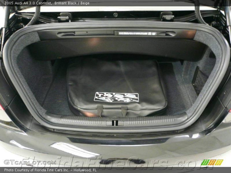 Brilliant Black / Beige 2005 Audi A4 3.0 Cabriolet
