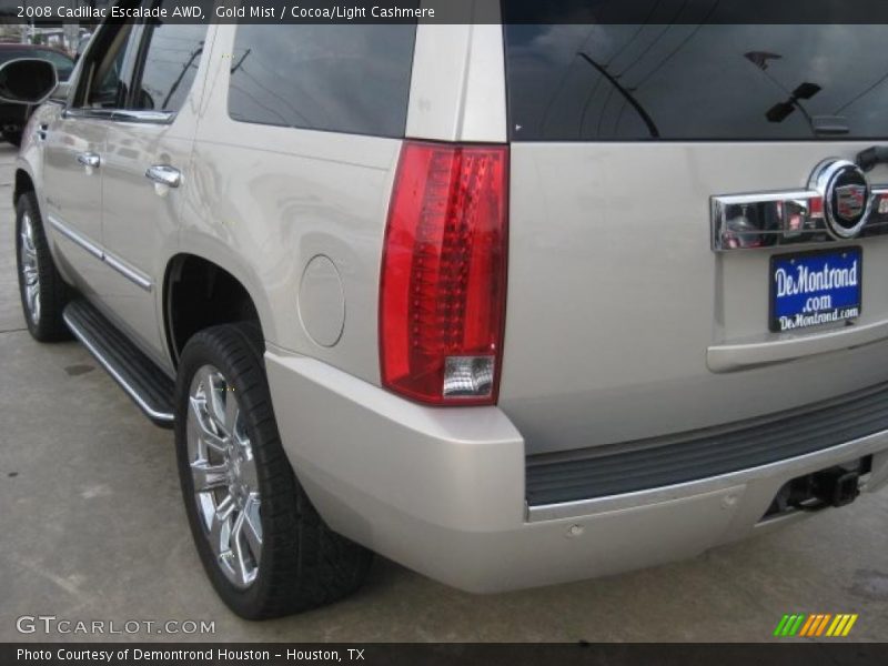 Gold Mist / Cocoa/Light Cashmere 2008 Cadillac Escalade AWD