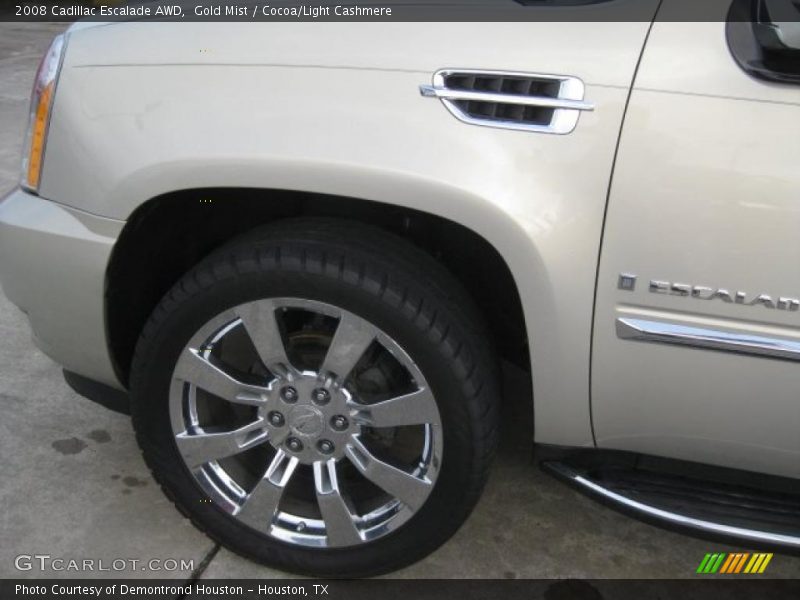 Gold Mist / Cocoa/Light Cashmere 2008 Cadillac Escalade AWD