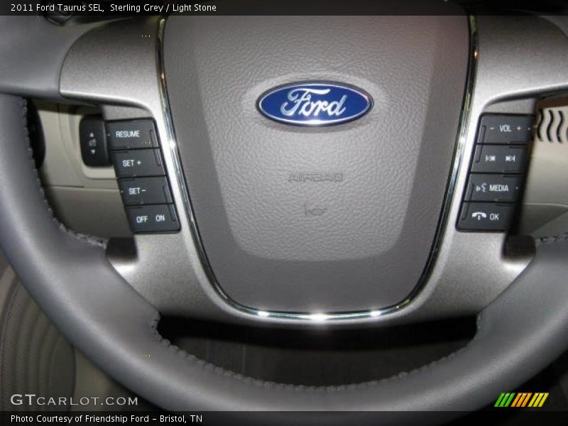 Sterling Grey / Light Stone 2011 Ford Taurus SEL