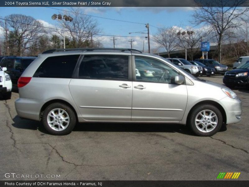 Silver Shadow Pearl / Stone Gray 2004 Toyota Sienna XLE