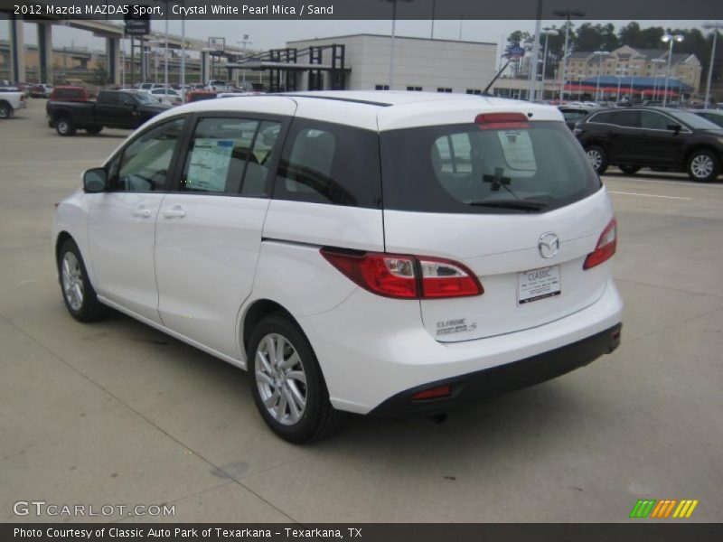  2012 MAZDA5 Sport Crystal White Pearl Mica