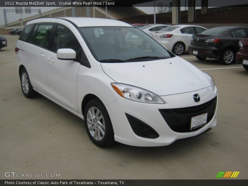 Front 3/4 View of 2012 MAZDA5 Sport