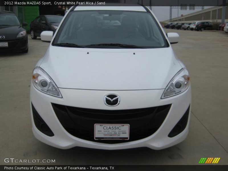 Crystal White Pearl Mica / Sand 2012 Mazda MAZDA5 Sport