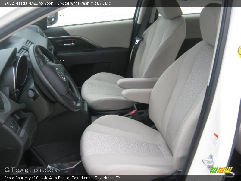  2012 MAZDA5 Sport Sand Interior