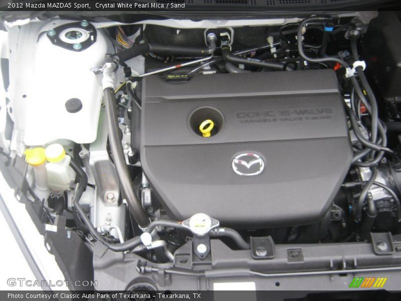  2012 MAZDA5 Sport Engine - 2.5 Liter DOHC 16-Valve VVT 4 Cylinder
