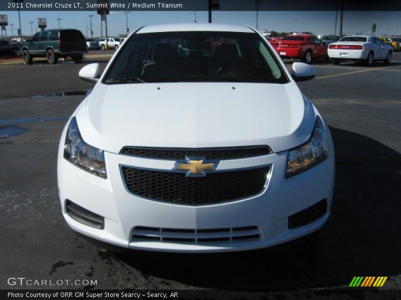 Summit White / Medium Titanium 2011 Chevrolet Cruze LT