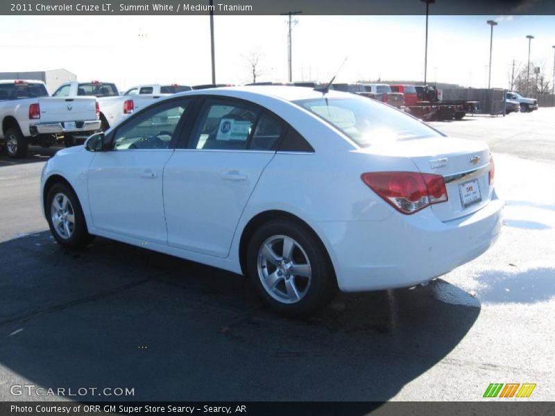 Summit White / Medium Titanium 2011 Chevrolet Cruze LT