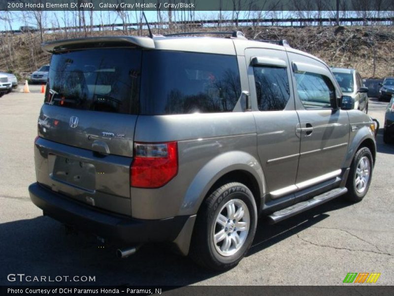 Galaxy Gray Metallic / Gray/Black 2008 Honda Element EX AWD