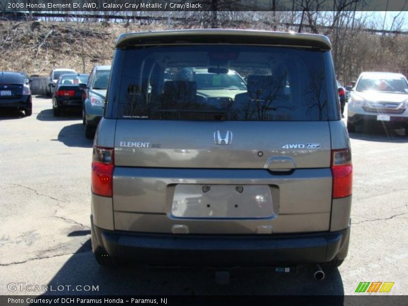 Galaxy Gray Metallic / Gray/Black 2008 Honda Element EX AWD