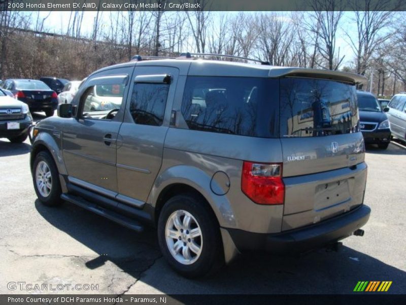 Galaxy Gray Metallic / Gray/Black 2008 Honda Element EX AWD