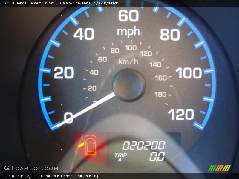 Galaxy Gray Metallic / Gray/Black 2008 Honda Element EX AWD