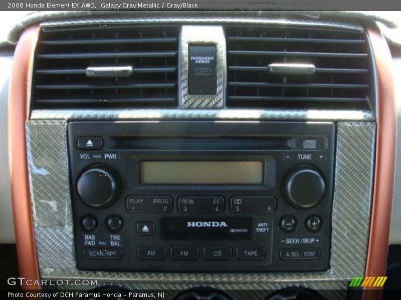 Galaxy Gray Metallic / Gray/Black 2008 Honda Element EX AWD