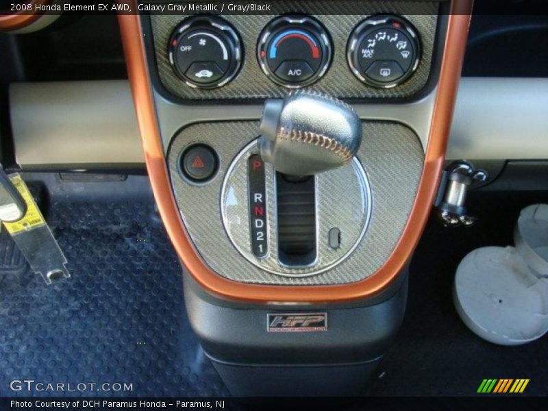 Galaxy Gray Metallic / Gray/Black 2008 Honda Element EX AWD
