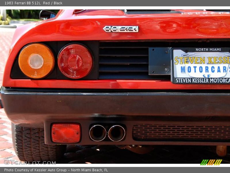 Red / Black 1983 Ferrari BB 512i