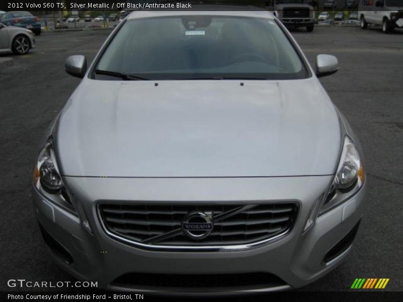 Silver Metallic / Off Black/Anthracite Black 2012 Volvo S60 T5