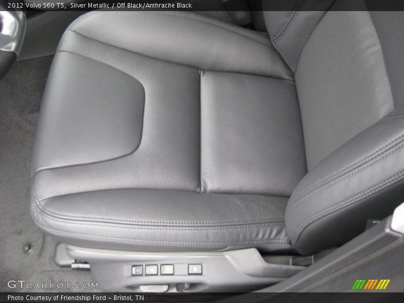  2012 S60 T5 Off Black/Anthracite Black Interior