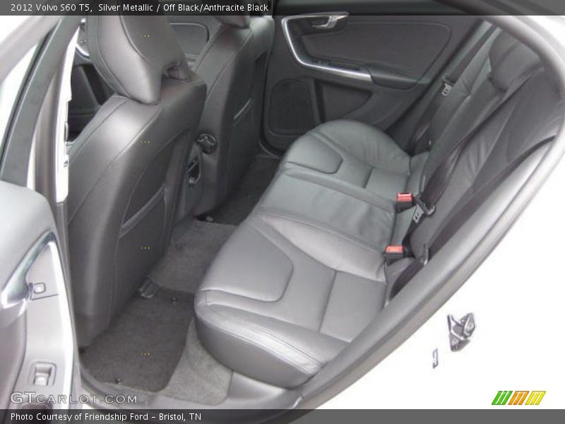  2012 S60 T5 Off Black/Anthracite Black Interior