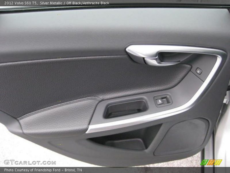 Silver Metallic / Off Black/Anthracite Black 2012 Volvo S60 T5
