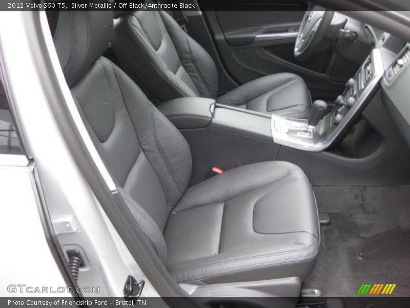  2012 S60 T5 Off Black/Anthracite Black Interior