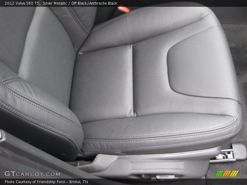  2012 S60 T5 Off Black/Anthracite Black Interior