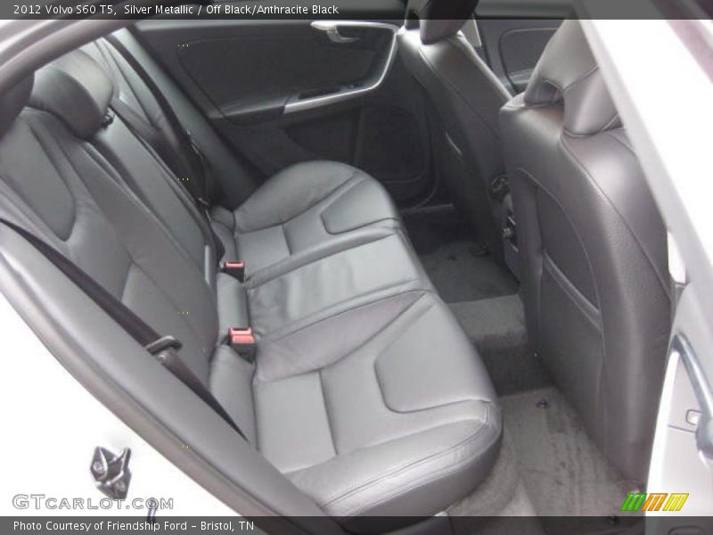 Silver Metallic / Off Black/Anthracite Black 2012 Volvo S60 T5