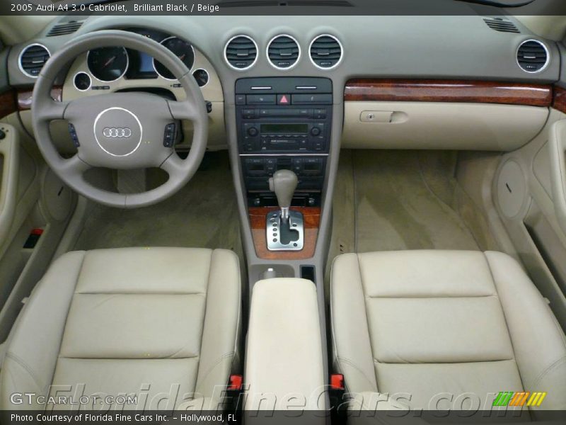 Brilliant Black / Beige 2005 Audi A4 3.0 Cabriolet