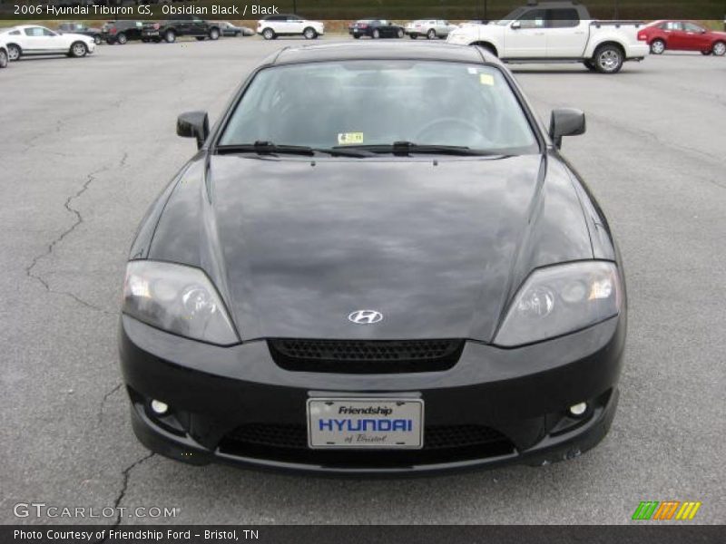 Obsidian Black / Black 2006 Hyundai Tiburon GS