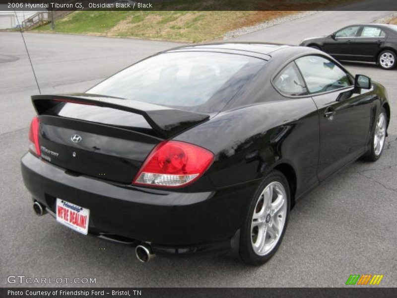 Obsidian Black / Black 2006 Hyundai Tiburon GS