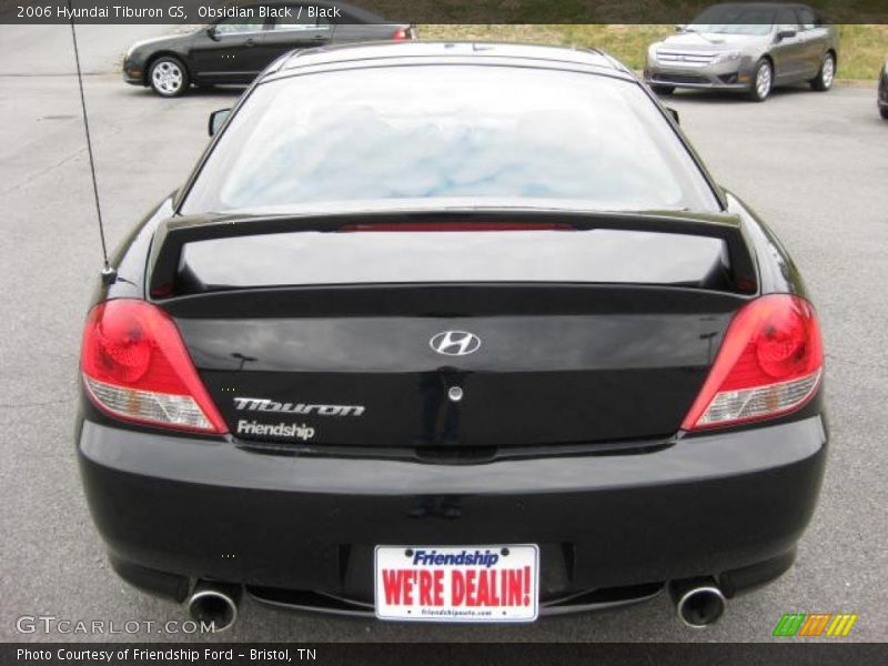 Obsidian Black / Black 2006 Hyundai Tiburon GS