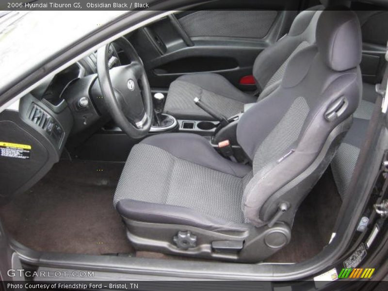  2006 Tiburon GS Black Interior