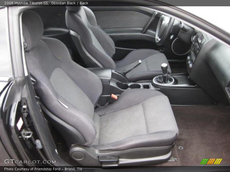  2006 Tiburon GS Black Interior