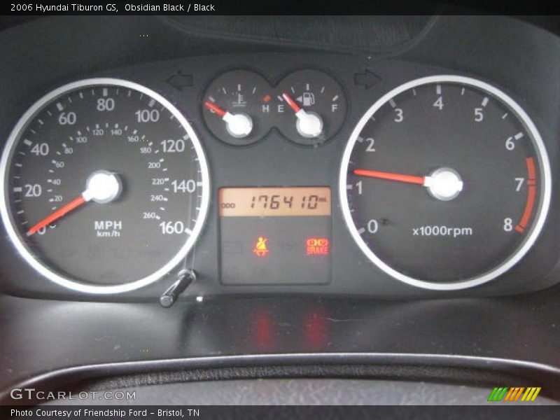  2006 Tiburon GS GS Gauges