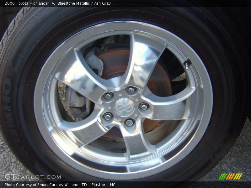 Bluestone Metallic / Ash Gray 2006 Toyota Highlander I4