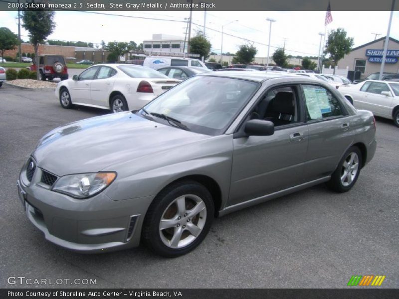 Steel Gray Metallic / Anthracite Black 2006 Subaru Impreza 2.5i Sedan