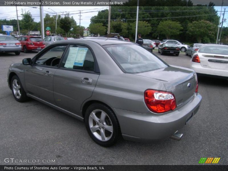Steel Gray Metallic / Anthracite Black 2006 Subaru Impreza 2.5i Sedan