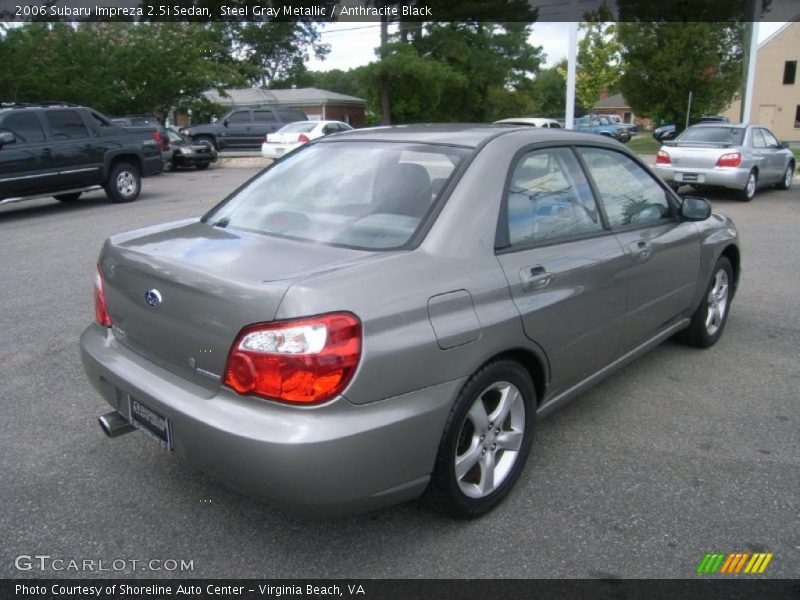 Steel Gray Metallic / Anthracite Black 2006 Subaru Impreza 2.5i Sedan
