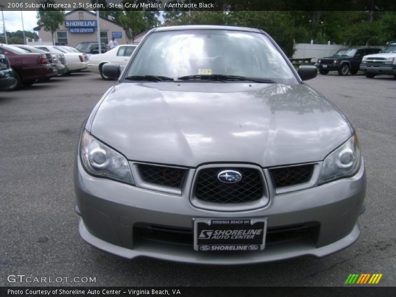Steel Gray Metallic / Anthracite Black 2006 Subaru Impreza 2.5i Sedan