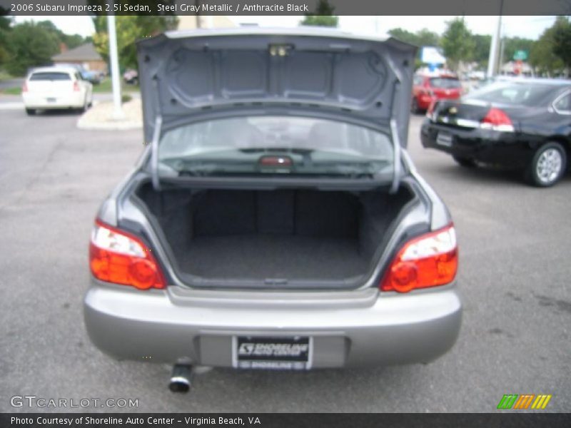 Steel Gray Metallic / Anthracite Black 2006 Subaru Impreza 2.5i Sedan