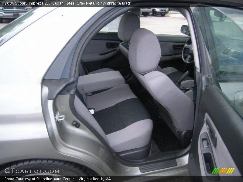 Steel Gray Metallic / Anthracite Black 2006 Subaru Impreza 2.5i Sedan
