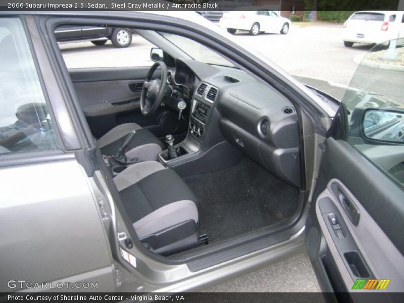 Steel Gray Metallic / Anthracite Black 2006 Subaru Impreza 2.5i Sedan