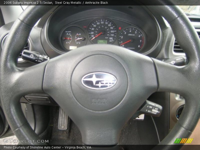 Steel Gray Metallic / Anthracite Black 2006 Subaru Impreza 2.5i Sedan