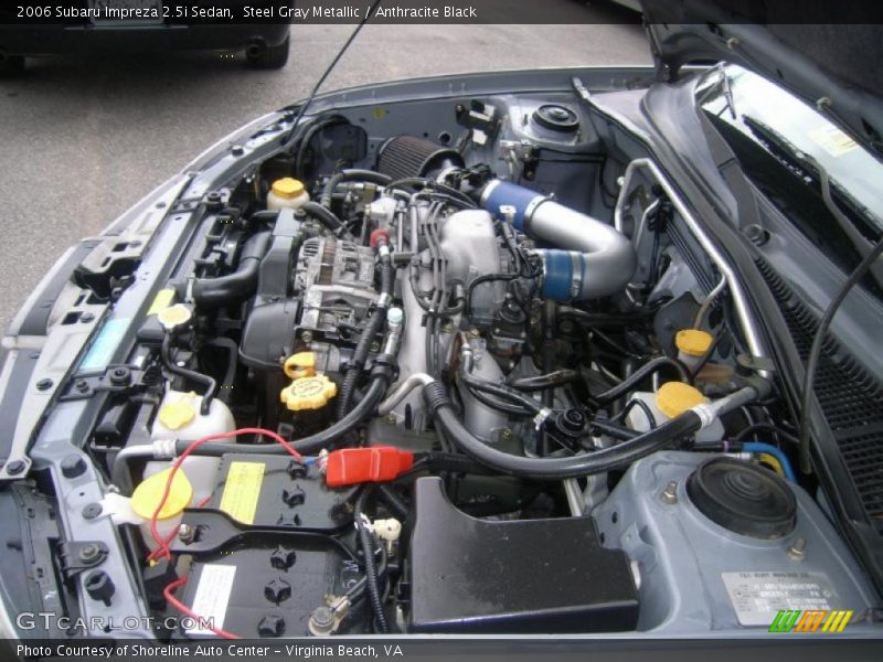 Steel Gray Metallic / Anthracite Black 2006 Subaru Impreza 2.5i Sedan