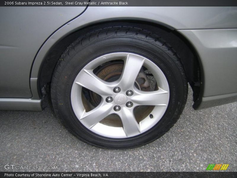 Steel Gray Metallic / Anthracite Black 2006 Subaru Impreza 2.5i Sedan