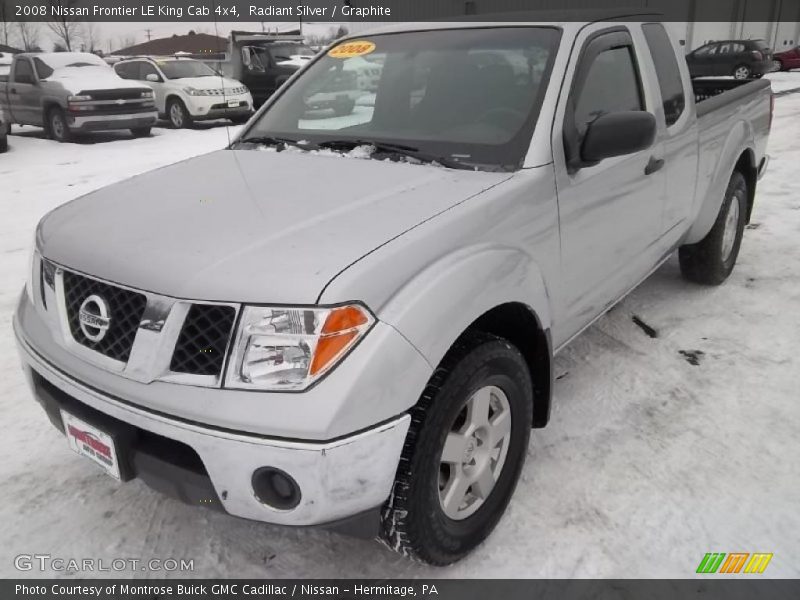 Radiant Silver / Graphite 2008 Nissan Frontier LE King Cab 4x4