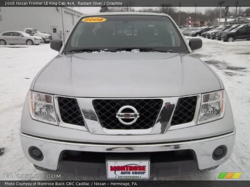 Radiant Silver / Graphite 2008 Nissan Frontier LE King Cab 4x4