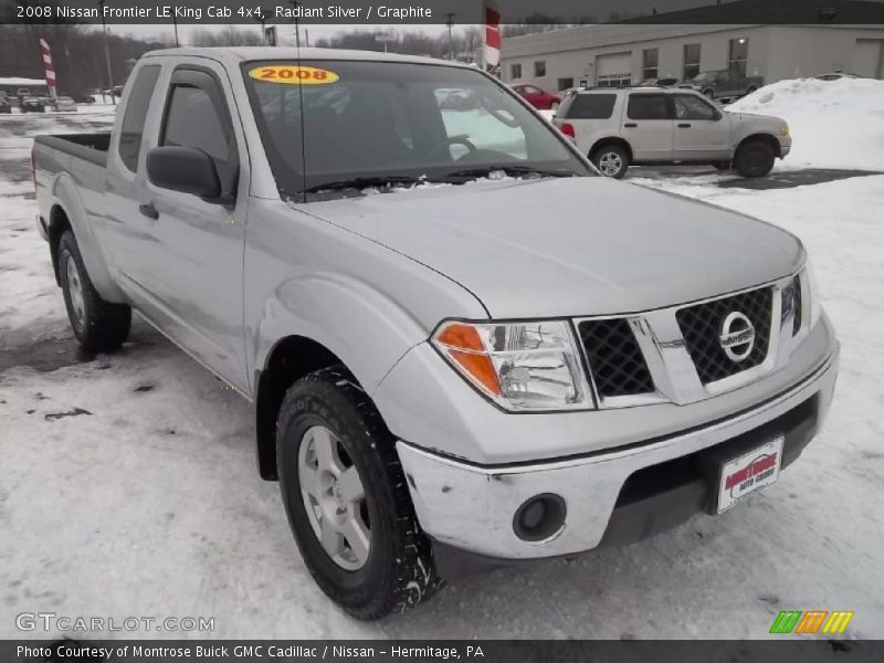 Radiant Silver / Graphite 2008 Nissan Frontier LE King Cab 4x4
